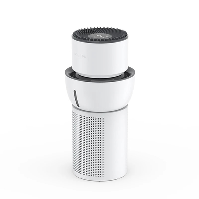 Umidificatore bianco Diffusore Purificatore d'aria Macchina Filtro al carbone attivo 2 In 1 35W