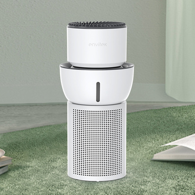 Umidificatore a doppio uso Purificatore d'aria Apparecchio 2 in 1 con ioni negativi