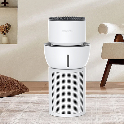 ROHS White Umidificatore Purificatore d'aria 3 In1 HEPA Filtro 1000 Sq Ft