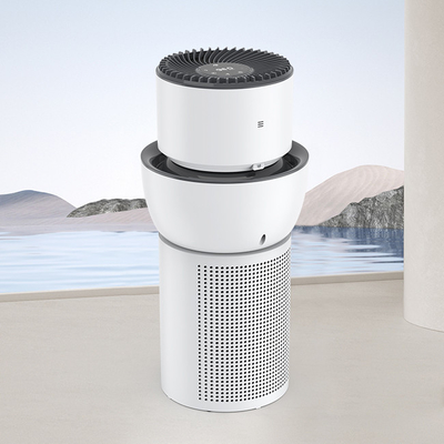 Apparecchio di purificazione dell'aria per ambienti larghi Hepa umidificatore con luce UVC