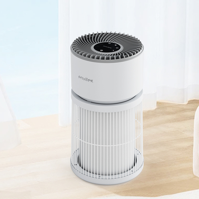 Purificatore d'aria Wi-Fi intelligente per animali domestici 4 velocità modalità sonno PM2.5 Display Filtro HEPA per peli/odori per animali domestici