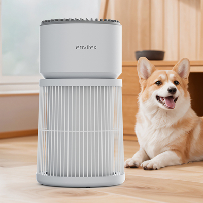 Purificatore d'aria intelligente per animali domestici, CADR 400m3/h per allergie e animali domestici